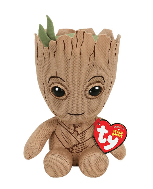 PLUS TY 15CM BEANIE BABIES MARVEL GROOT - Imagine 1 [ps:c2214e6b-a8bb-46cf-98be-37e6a584e89f]