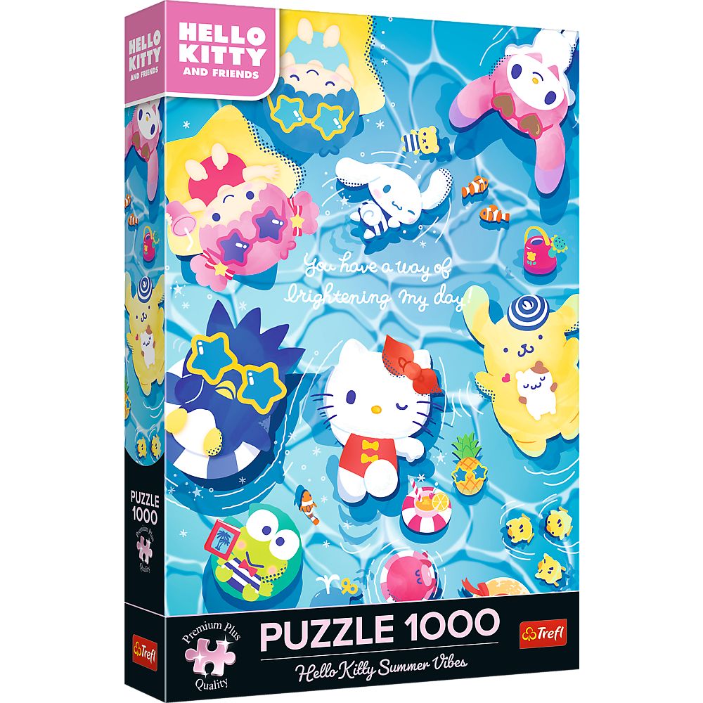 PUZZLE TREFL 1000 PREMIUM PLUS HELLO KITTY RELAXARE DE VARA - Imagine 1 [ps:d83602aa-e6d6-49bb-ba10-7c67d5f2d7b7]
