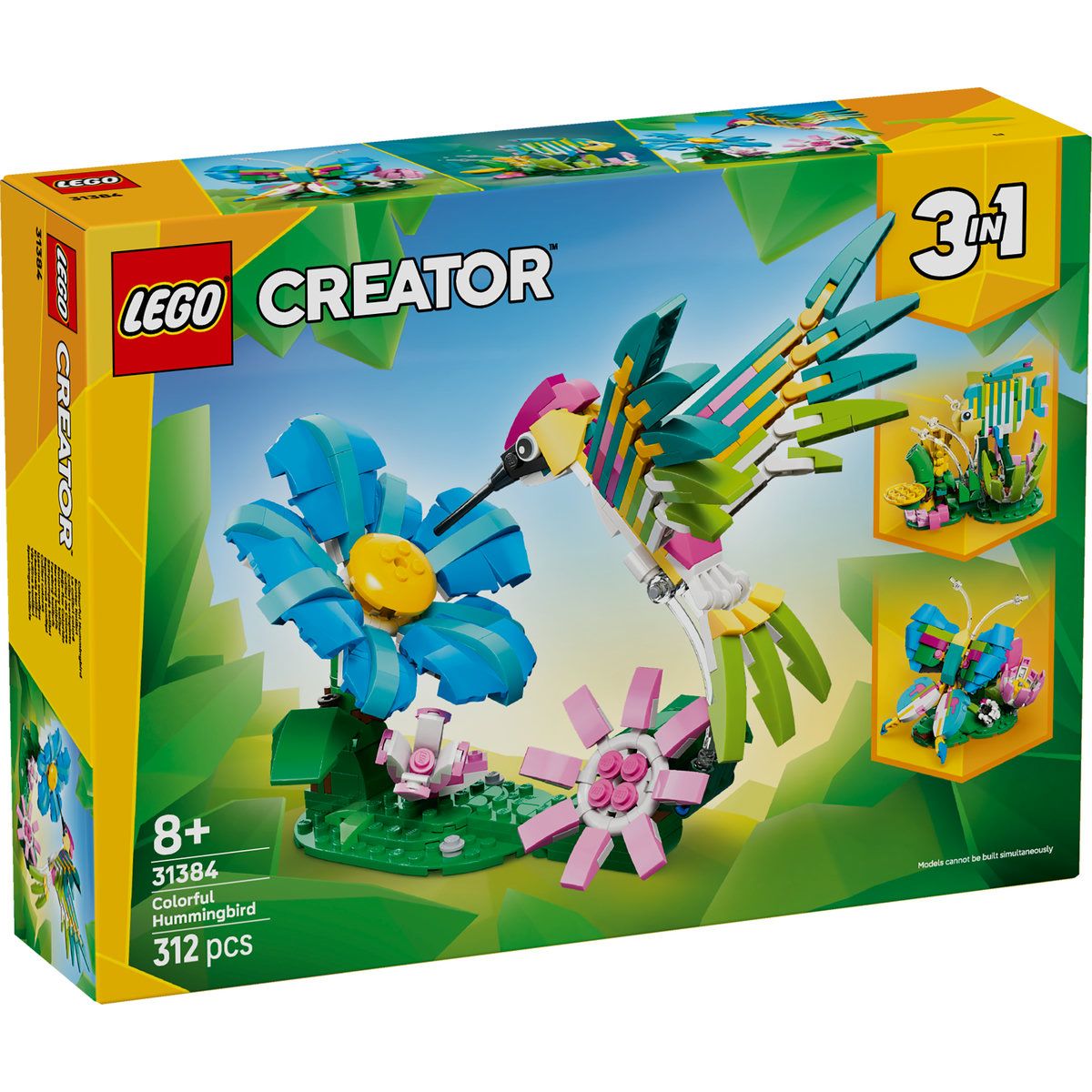 LEGO CREATOR ANIMALE SALBATICE COLIBRI COLORAT 31384 - Imagine 1 [ps:b48385bd-5119-4fad-adc3-d74cbe38e816]
