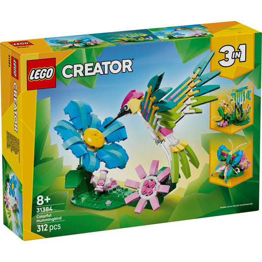 LEGO CREATOR ANIMALE SALBATICE COLIBRI COLORAT 31384 - Imagine 1 [ps:b48385bd-5119-4fad-adc3-d74cbe38e816]