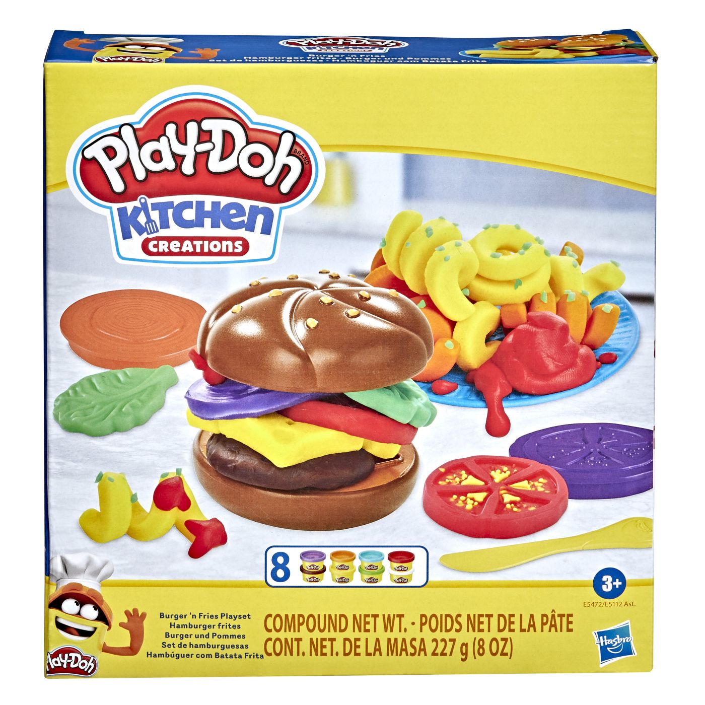 PLAY DOH KITCHEN CREATIONS SET DE GATIT HAMBURGER Hasbro - Imagine 1 [ps:d8e58cad-a152-40d5-bef0-c7a73aa02fe4]