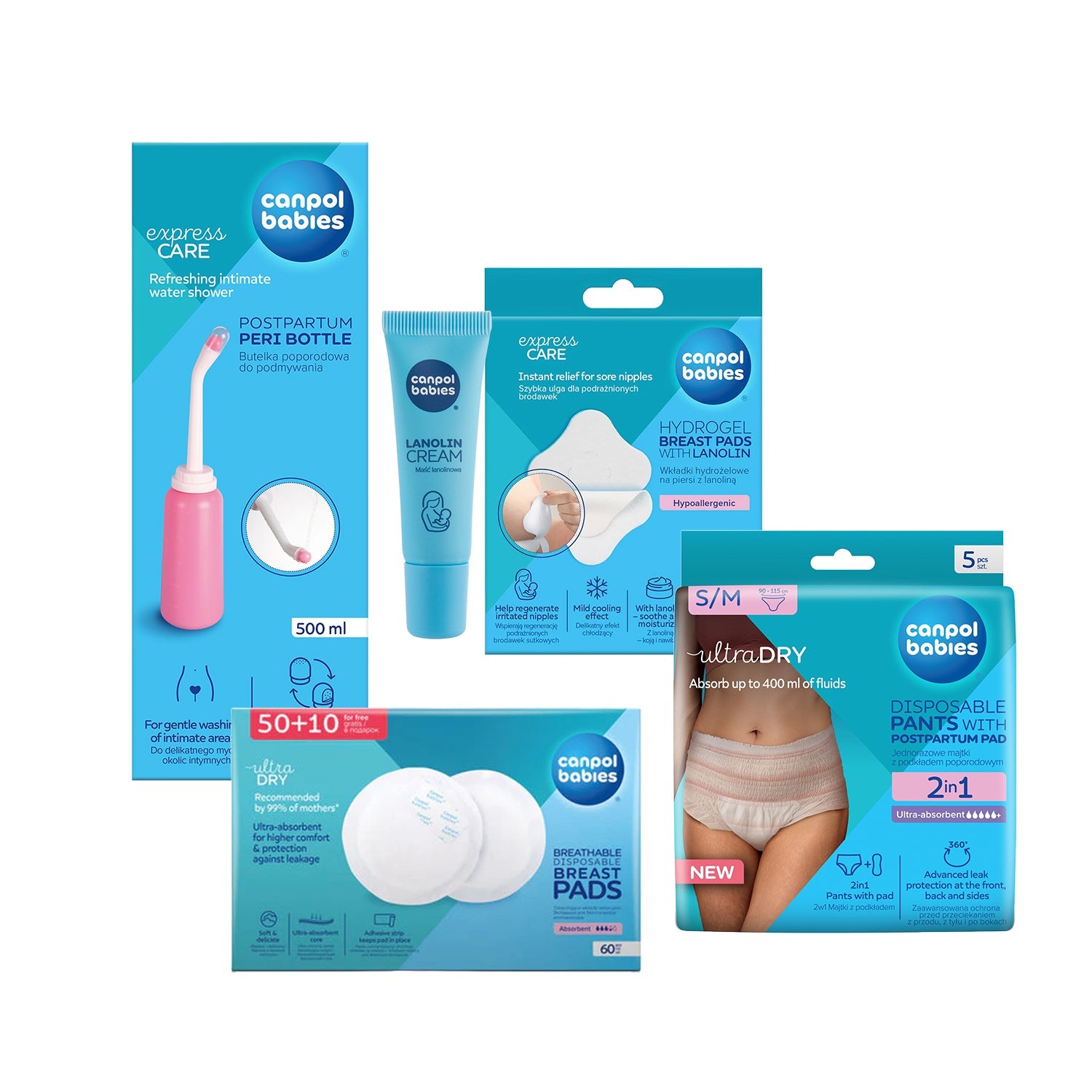Pachet Esentiale pentru Maternitate Canpol babies - Imagine 1 [ps:295f3018-40f5-4f1c-b22a-13397fb4e085]