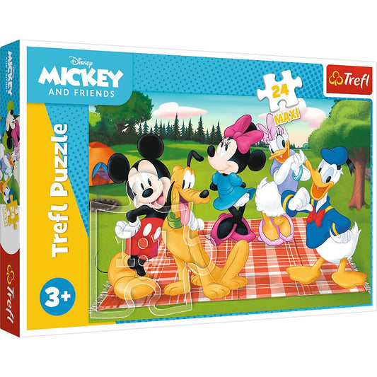 PUZZLE TREFL 24 MAXI DISNEY MICKEY MOUSE SI PRIETENII - Imagine 1 [ps:41bc28c2-95a4-48a0-9c10-654ffd26bbb7]