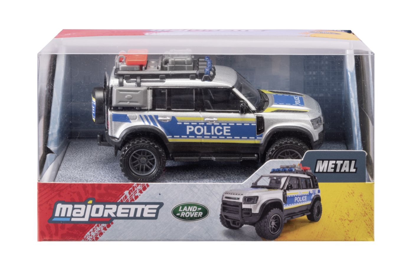 MAJORETTE MASINA METALICA DE POLITIE LAND ROVER DEFENDER - Imagine 1 [ps:076a1def-6781-4044-9fd5-2faf4f32bf9e]