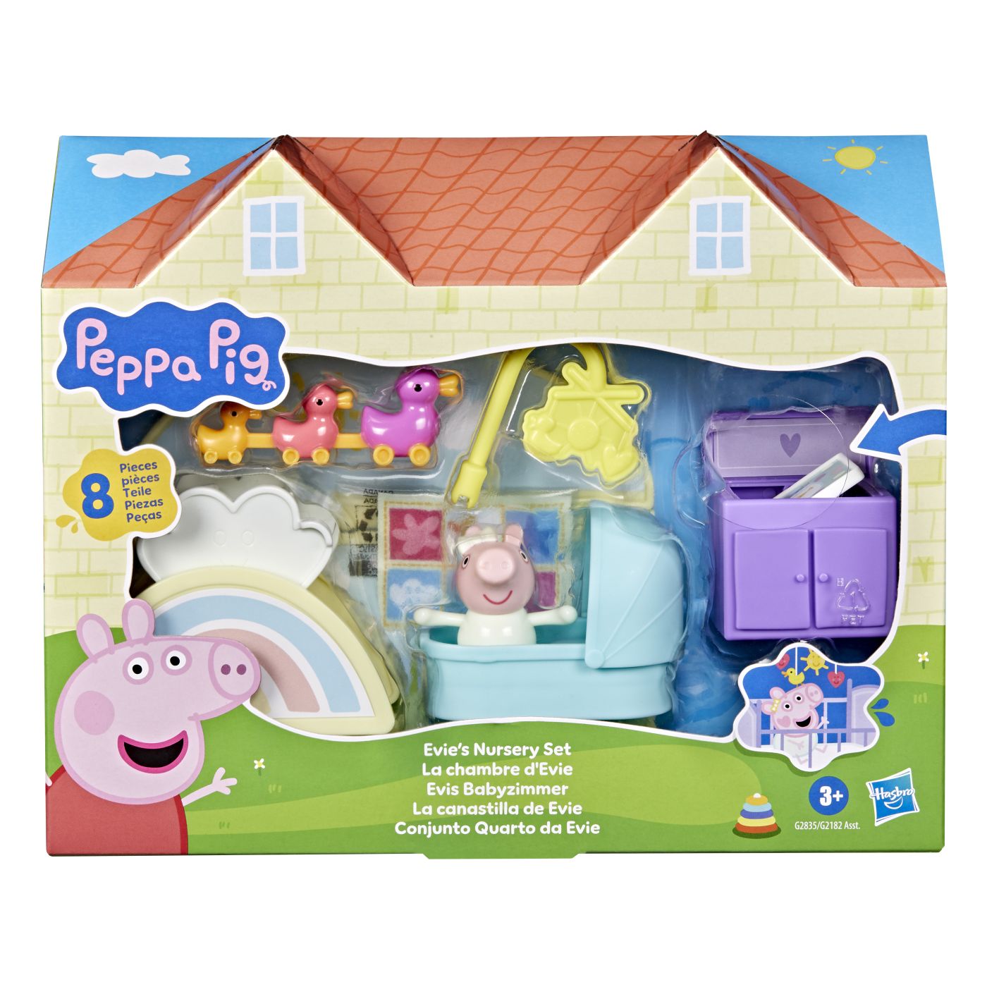 PEPPA PIG SET DE JOACA CAMERA LUI EVIE CU FIGURINE SI SI - Imagine 1 [ps:aab5728d-807a-4bd0-b66e-900469f135ce]