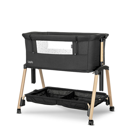 Pătuț Co-Sleeper Lorelli Layla 2 în 1, Black | infant.ro - Black (1) [ps:86691b80-4f74-4fd3-89da-f69674a2cc20]