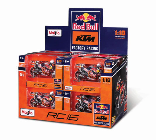 MAISTO MOTOCICLETA METALICA RED BULL KTM SCARA 1 LA 18 - Imagine 1 [ps:456d4f76-a1ec-448f-a0c5-a0992a8cf74e]
