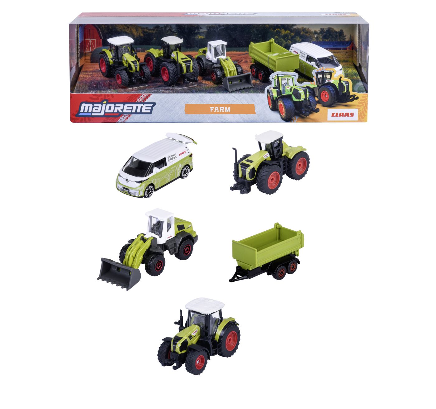 MAJORETTE CLASS SET 5 VEHICULE AGRICOLE METALICE FARM - Imagine 1 [ps:ef004884-36cf-4858-974b-2b4feb287b1d]