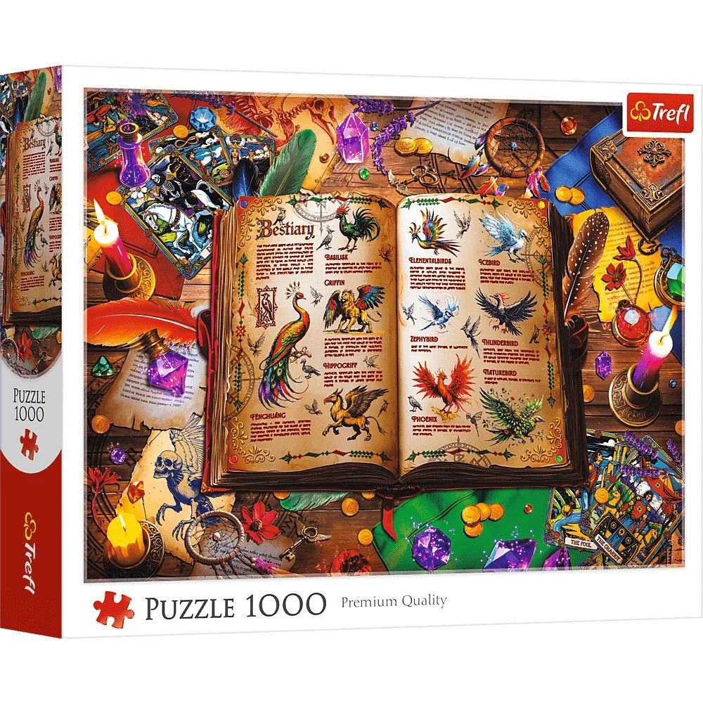 PUZZLE TREFL 1000 ATLASUL PASARILOR FANTASTICE - Imagine 1 [ps:2a6b2c82-d6b8-4482-876f-fbc1b3b01e63]