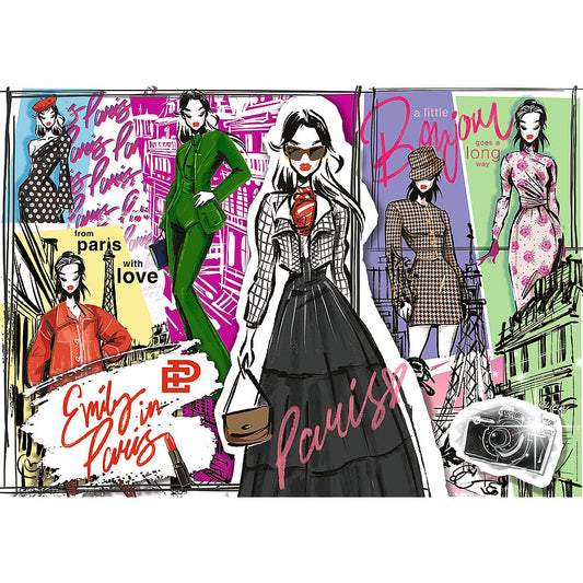 Puzzle Trefl 1000 Piese - Emily la Paris Inspirație în Modă - Default Title (1) [ps:5c17afcc-6619-44a2-928a-c19b804bf98b]