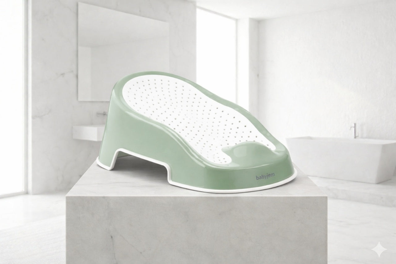 Suport pentru baie Soft Touch BabyJem, Indigo - Verde (1) [ps:77d22bf5-c2d9-4888-88b5-185a91e69cbf]