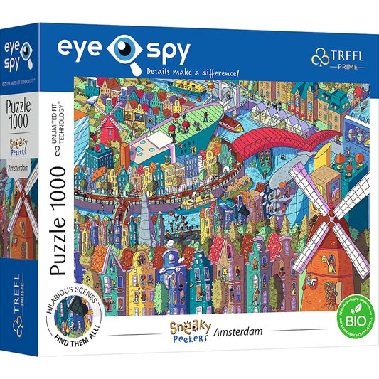 PUZZLE TREFL 1000 UFT EYE SPY AMSTERDAM - Imagine 1 [ps:55990f22-0d8d-412e-a848-4c00b9e362b7]
