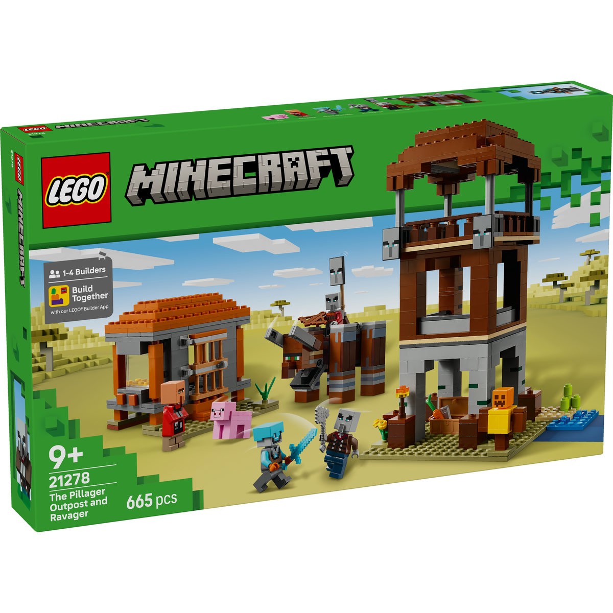 LEGO MINECRAFT AVANPOSTUL JEFUITORULUI SI DISTRUGATOR 21278 - Imagine 1 [ps:dce6cf54-10b2-4891-bb98-b62c979e546d]