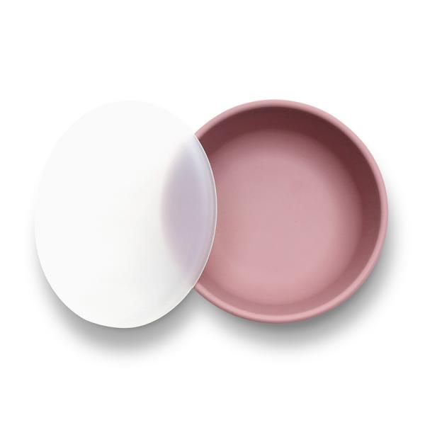 Bol Hranire Silicon cu Ventuză și Capac Lorelli, Fresh Green - Pink (1) [ps:b6a49a5c-91f4-46e7-a1fe-c38957185ac9]