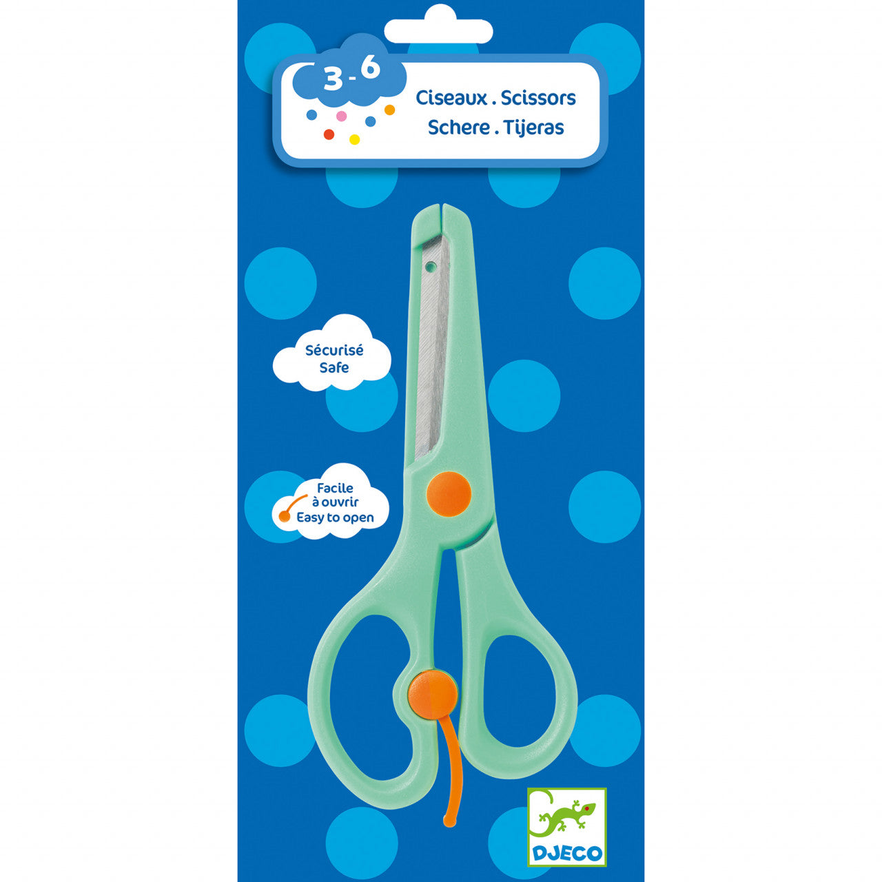 Foarfeca cu varful rotunjit si cu protectie, Djeco - Imagine 1 [ps:e86ad14b-5db6-41b3-b99f-4b55d9a09860]