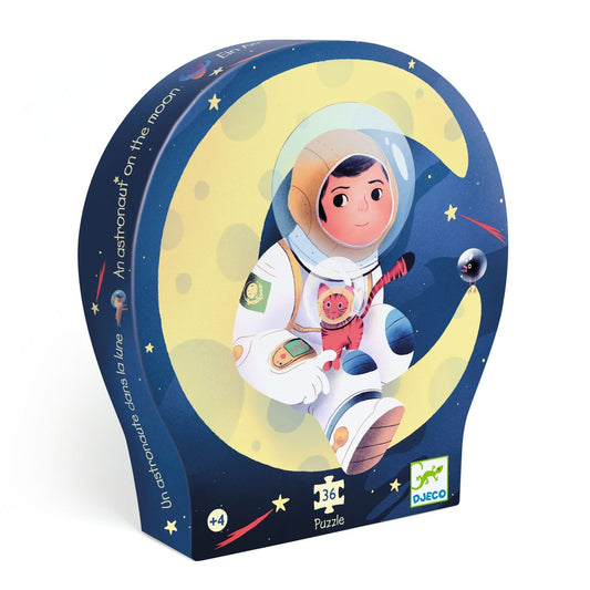 Puzzle Astronaut pe luna, Djeco - Imagine 1 [ps:047738cf-8731-49ec-9cdc-3ee863c31535]