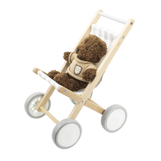 Carucior gri pentru papusi, Viga - Imagine 1 [ps:fb78b6e4-ad09-4d5f-b4c2-853481f35962]