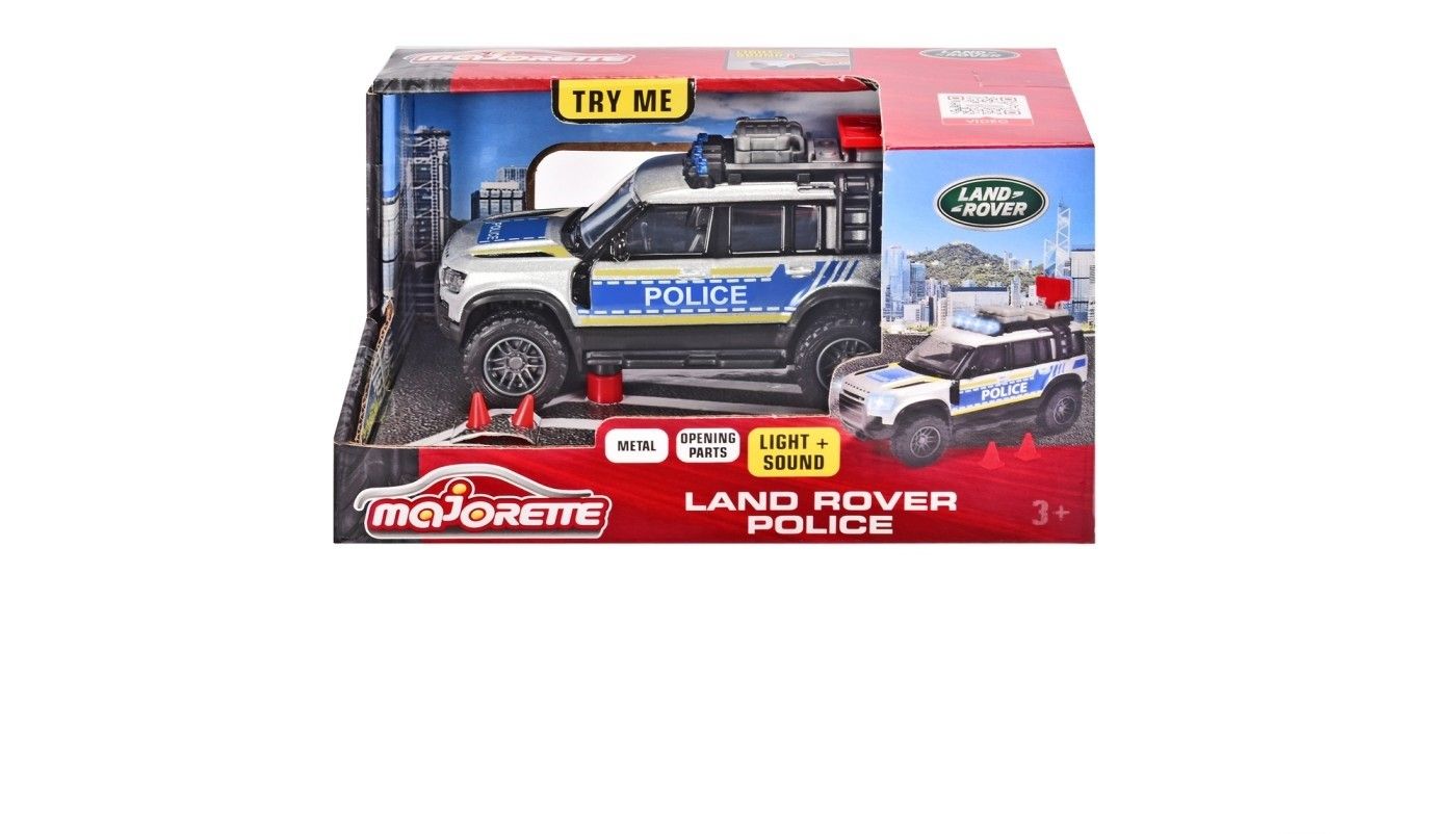 MAJORETTE MASINA DE POLITIE LAND ROVER CU LUMINI SI - Imagine 1 [ps:84e6399c-ee7f-4805-8b2b-14fb90d70cc3]