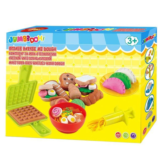 Set Plastilină pentru Vafe DOH Jumbo - Jucărie Creativă - Default Title (1) [ps:5ab42a48-e88c-4c96-a85e-f54cf4a350c7]