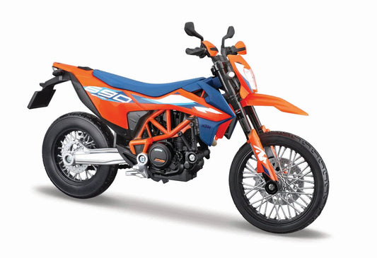 MAISTO MOTOCICLETA METALICA EDITIE SPECIALA KTM 690 SMC - Portocaliu