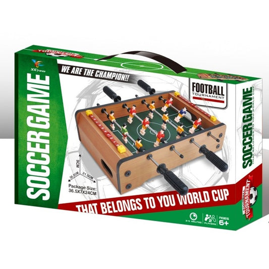 Masa de Fotbal Flippy cu Tablou de Scor, Lemn, Maro - Default Title (1) [ps:70012761-2678-43be-827c-fac2cc757c60]