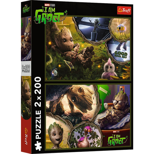 PUZZLE TREFL 2X200 MARVEL EU SUNT GROOT - Imagine 1 [ps:f33593b3-ff69-4cdc-82d4-c84771c8ff70]