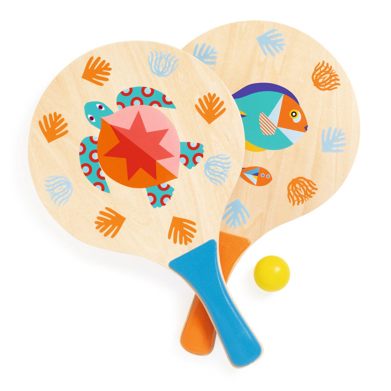 Set rachete de plaja, Djeco - Imagine 1 [ps:edae84fd-5cd6-45d2-a3ed-73c24cad8513]