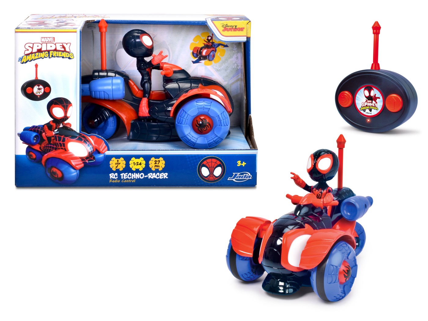 JADA MASINUTA RC MILES MORALES TECHNO RACER SCARA 1:24 Simba - Imagine 1 [ps:894fb06e-711d-4cc8-9003-a2c1b7d2895e]