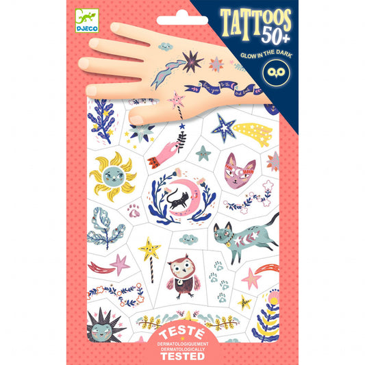 Tatuaje fluorescente Vise frumoase, Djeco - Imagine 1 [ps:b4e15f69-f8e8-4506-8277-3f71b67e0efe]