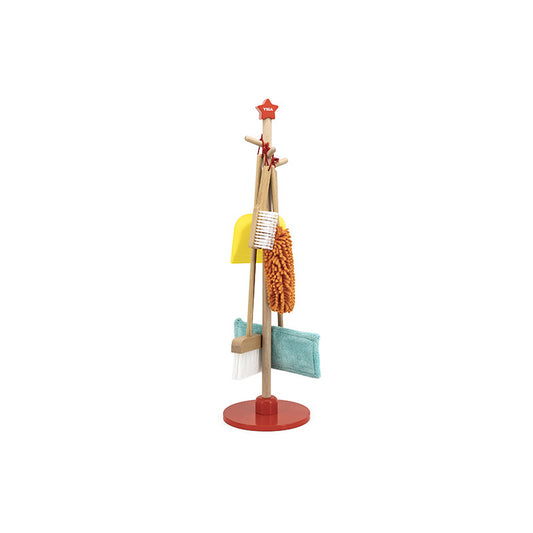 Set de curatenie din lemn cu 6 piese, Viga - Imagine 1 [ps:0931e5d0-99ae-432e-a1f8-fff19c5d62de]