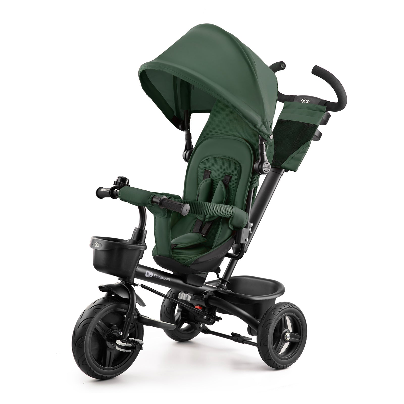 TRICICLETA COPII KINDERKRAFT AVEO, MYSTIC GREEN - Verde Închis
