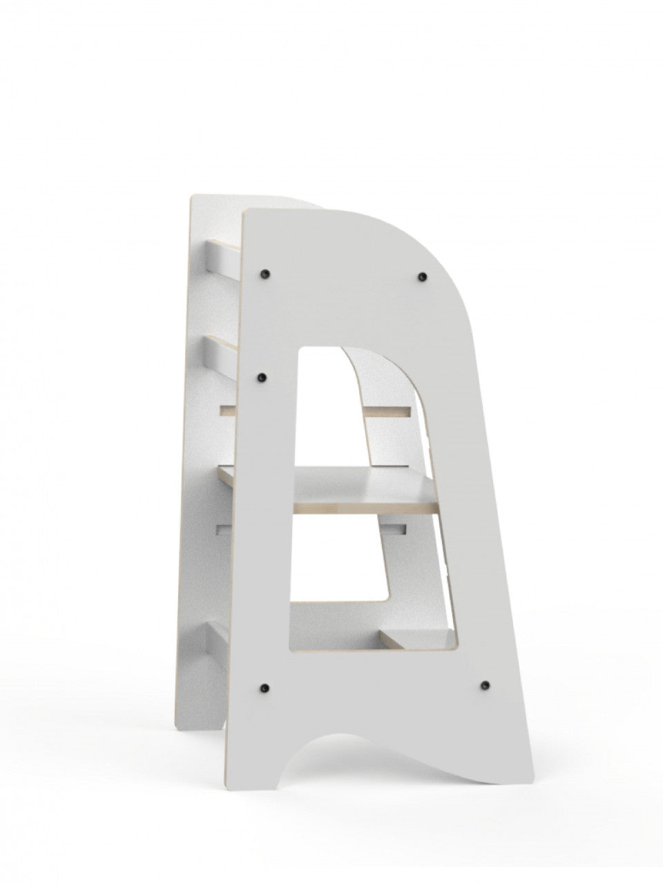 Turn de invatare MamaToyz Learning Tower din MDF, Alb - Imagine 1 [ps:06ff9c09-e844-4f5a-ade7-352412788084]