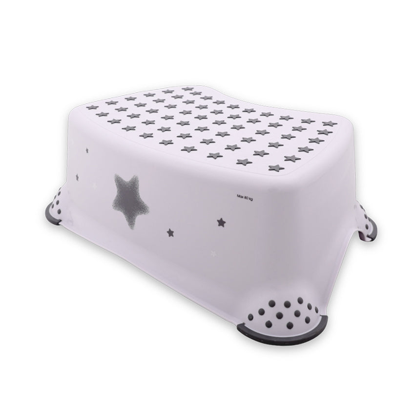 Inaltator Baie Antiderapant Lorelli, Stars White - Alb (1) [ps:b0b9889e-cd48-44cc-b31a-506891851e3b]