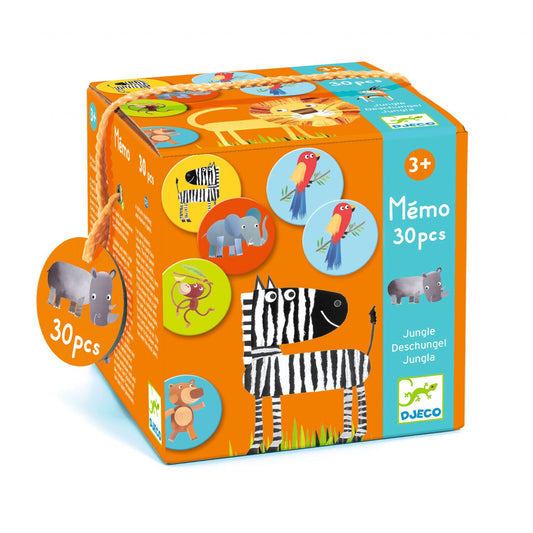 Joc memorie Animale din jungla, Djeco - Imagine 1 [ps:3bc7dce6-bd43-4fc4-8c7c-29598bb9130c]