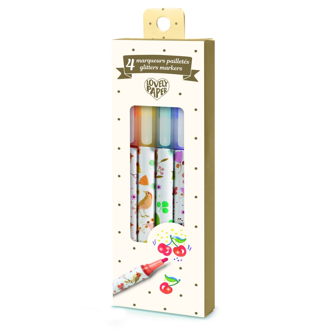 Set 4 markere cu sclipici Tinou, Djeco - Imagine 1 [ps:f0445f5f-e423-437b-ae10-8d7e9a5b7e90]