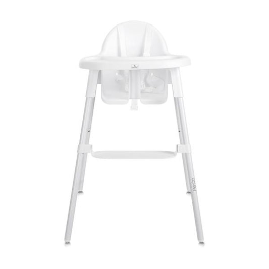 Scaun de Masă Lorelli Pesto, White - Scaun Înalt pentru Bebe - White (1) [ps:a3ff58af-f862-4cd3-aeec-00e3b853125e]