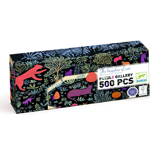 Puzzle galerie Regatul pisicilor, Djeco - Imagine 1 [ps:82f81d40-296a-44e4-a4c1-958fd141acd0]