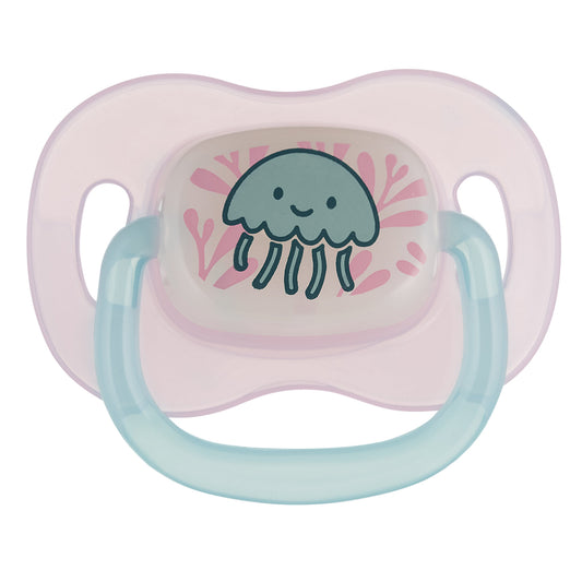 Suzeta rotunda din silicon 18+ LOVE and SEA, 1buc - Imagine 1 [ps:0c20df0f-ee02-4d30-93c3-7c5908b4b157]