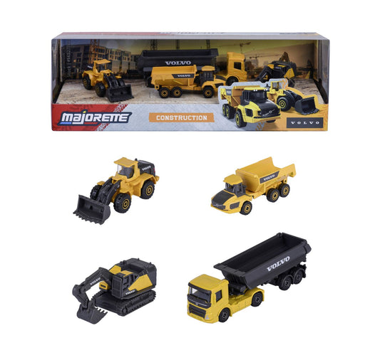 MAJORETTE SET 4 UTILAJE METALICE VOLVO CONSTRUCTION - Imagine 1 [ps:0806c9db-6fc2-4d1c-b449-16ceeb37961d]