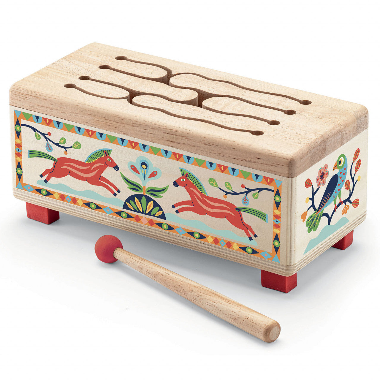 Instrument muzical Toba din lemn, Djeco - Imagine 1 [ps:3737f52c-024b-4c14-8500-cecd712fdbcb]