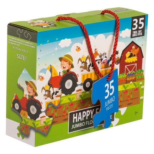 Puzzle Jumbo Fermă cu Animale și Tractor - 35 Piese - Default Title (1) [ps:cdc9d931-57a3-4ed0-a49e-d78aa8effe03]