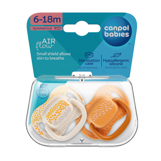 Canpol Babies Suzeta simetrica din silicon 6-18m - Imagine 1 [ps:df5210d4-32bf-42ef-ae09-d97c66e65af5]