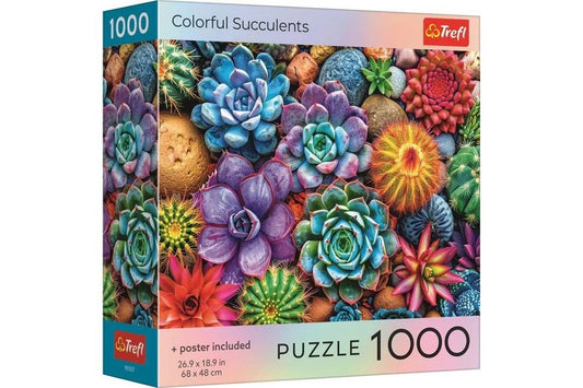 PUZZLE TREFL 1000 SUCULENTE COLORATE CU POSTER INCLUS - Imagine 1 [ps:3cd64ff0-fd8c-4f6f-9b54-2d6bae85c028]