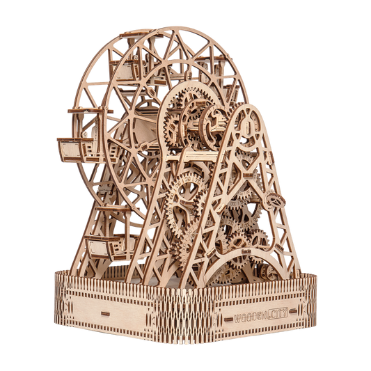 Puzzle 3D Ferris Wheel - Kit model mecanic Wooden City - Imagine 1 [ps:a45a6c3c-0e38-4466-a050-5432ddfcfacf]