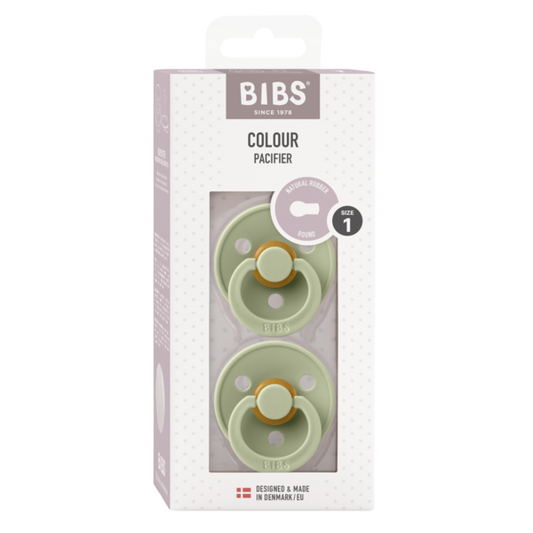 Set 2 Suzete BIBS Colour Latex, Tetină Rotundă, 0 luni - - Sage (1) [ps:16640fa3-d87d-40cf-a5a7-4468947e8dd7]