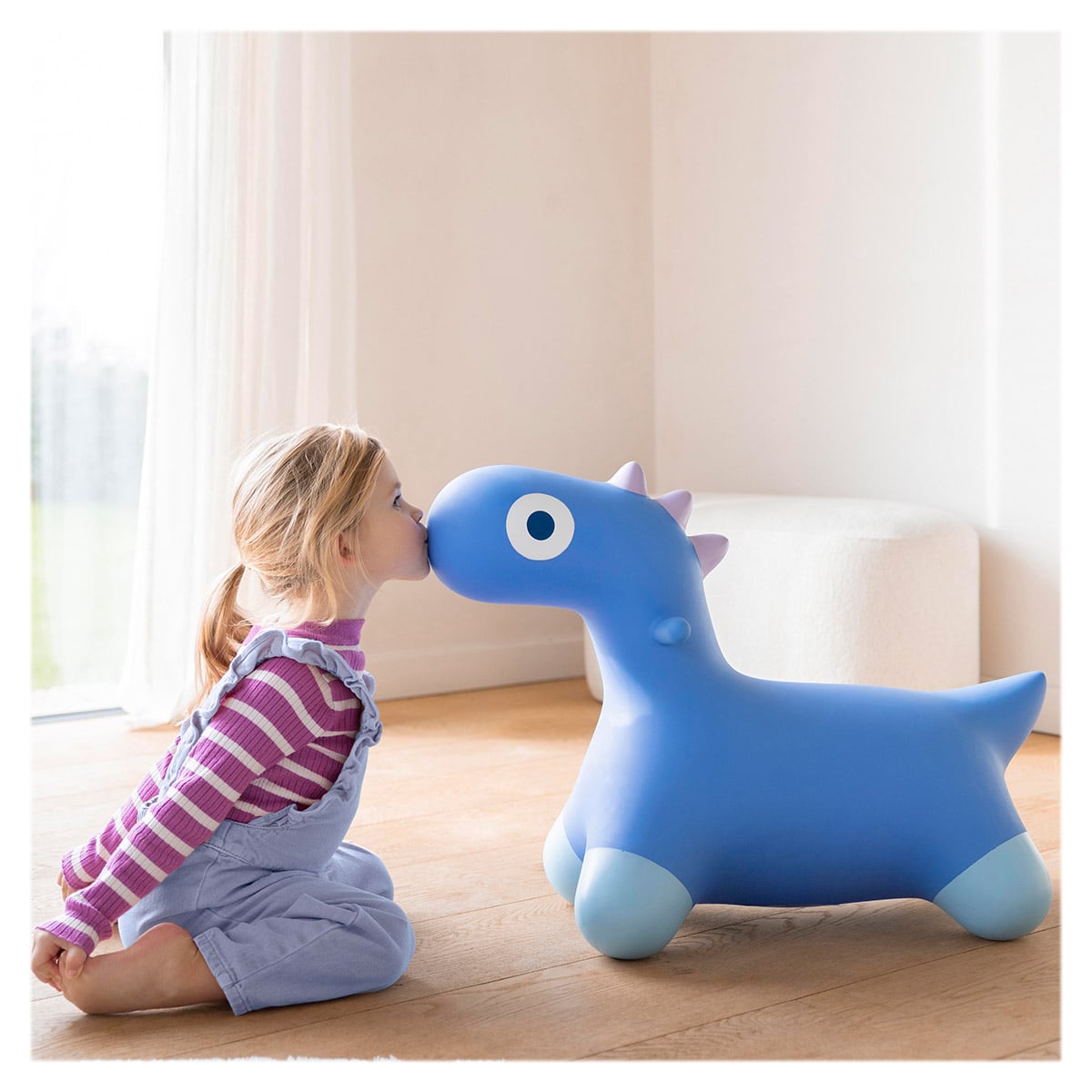 Hoppi Dino - Dinozaur Gonflabil Saltaret Verde Quut - Albastru (1) [ps:ca133334-7a17-4f58-b12e-ea11cf3ad591]