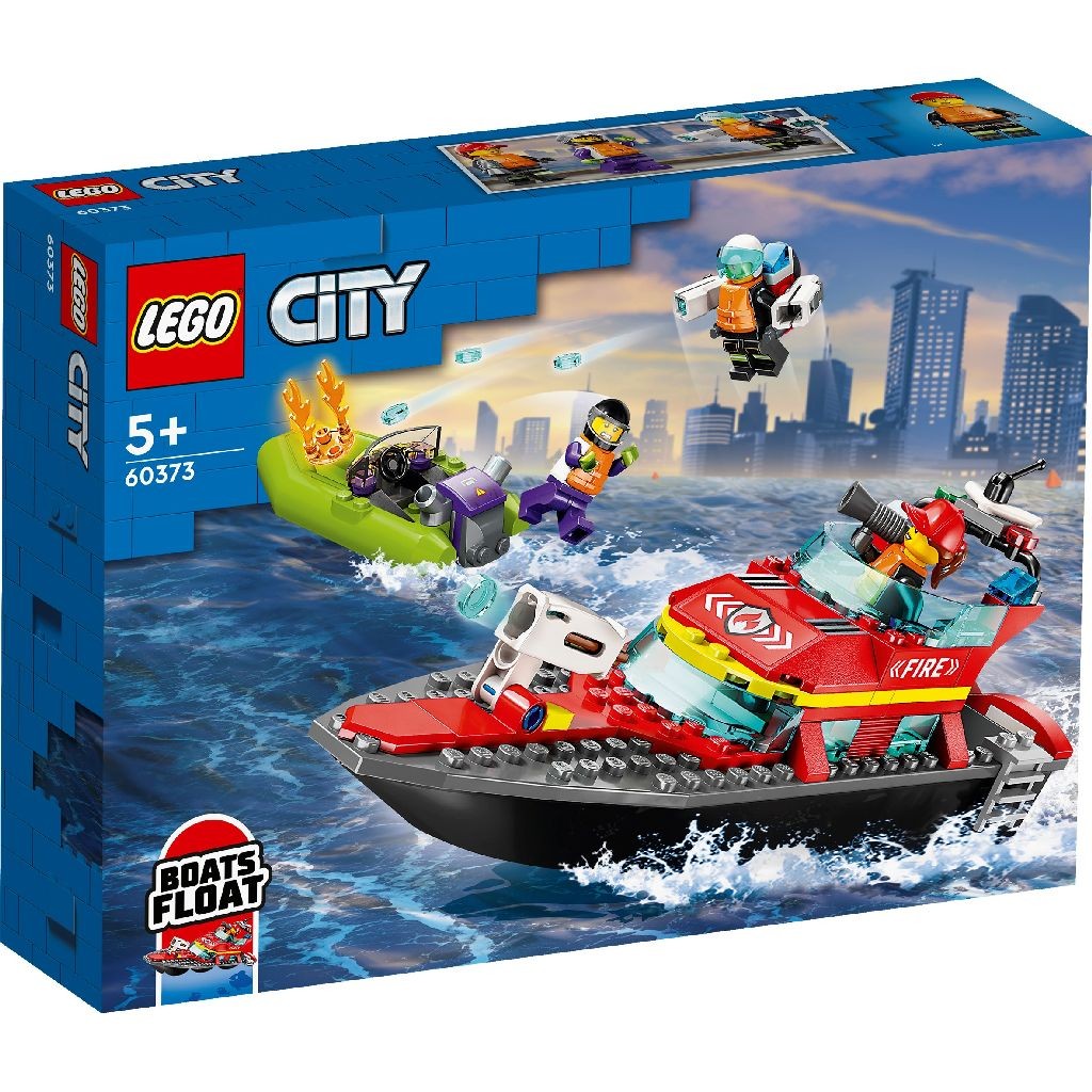 LEGO CITY BARCA DE SALVARE A POMPIERILOR 60373 - Imagine 1 [ps:c365f9cc-055e-4b30-b3de-84a5c7a9b433]