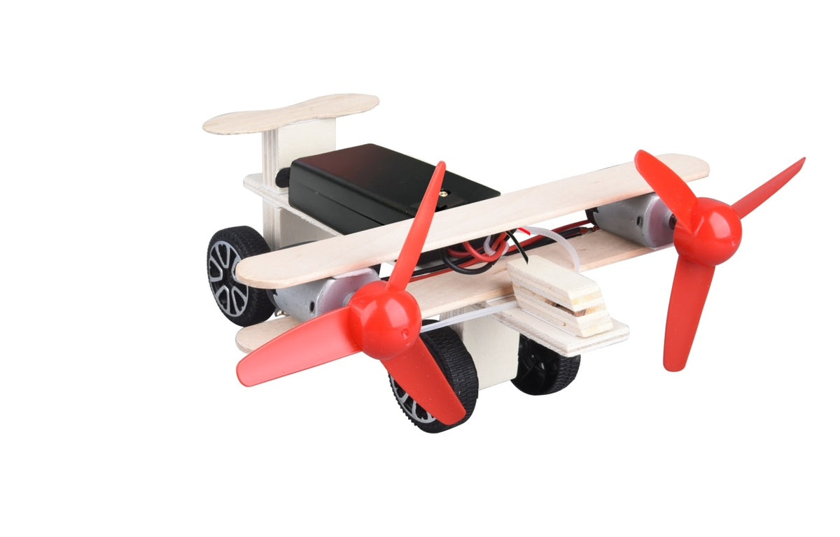 Kit STEM Avion Lemn miniMINT Sky Twin, Fischertechnik - Default Title (1) [ps:d6bcddeb-38e0-445f-94e2-0efa046b98b0]