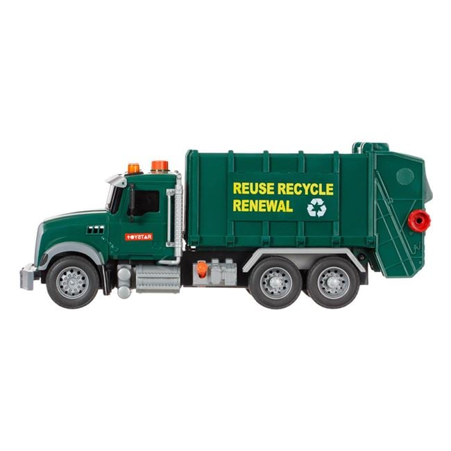 Camion Gunoier Jumbo Verde cu 3 Pubele, Lumină și Sunet - Default Title (1) [ps:054644a5-a041-4f2d-9ccb-004535d1d9ee]