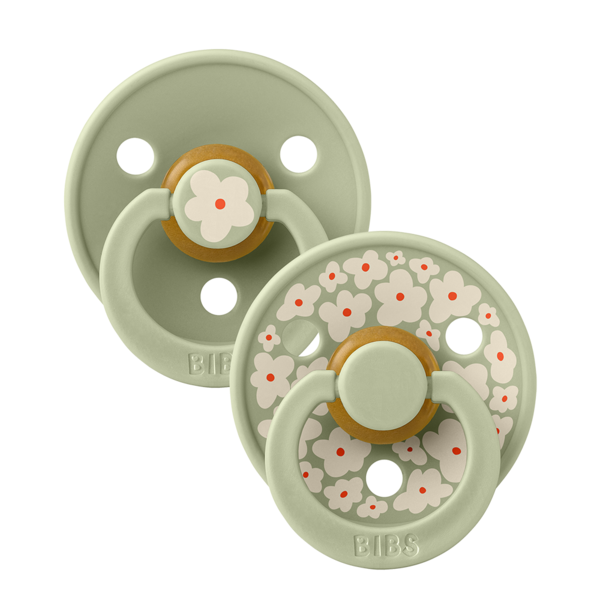 Set 2 Suzete BIBS Colour Studio Flower Latex, 6m+, Sage - Sage (1) [ps:d9842c3f-66b2-4328-83d9-6cb79dfd0185]